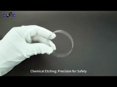 Malla metálica de alta precisión para detector de humo con servicio de grabado químico