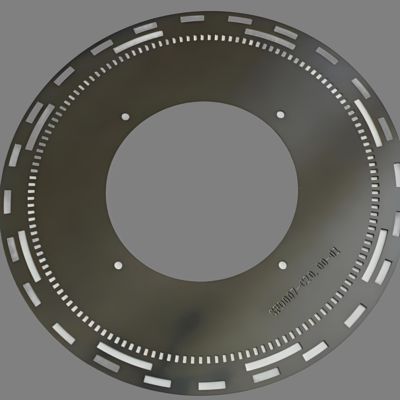 Un buen precio. Chemical etching stainless steel encoder disk for optical encoder sensor  en línea