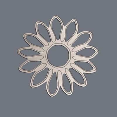 Un buen precio. 0.2 mm Ornamentos de acero inoxidable grabados con ácido de precisión en línea