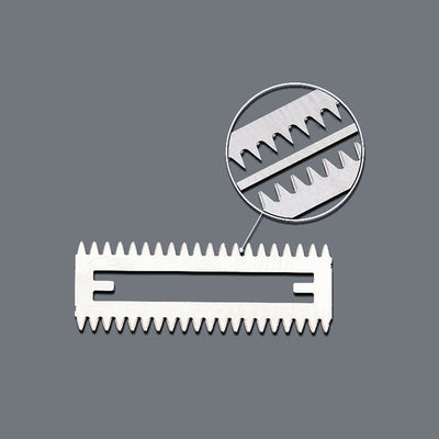 Grabación de metal de alta precisión de 0,1 mm a 0,35 mm de espesor de malla de hoja de afeitar