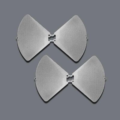 Un buen precio. Partes de níquel grabadas químicamente para filtros, mallas y conectores en línea
