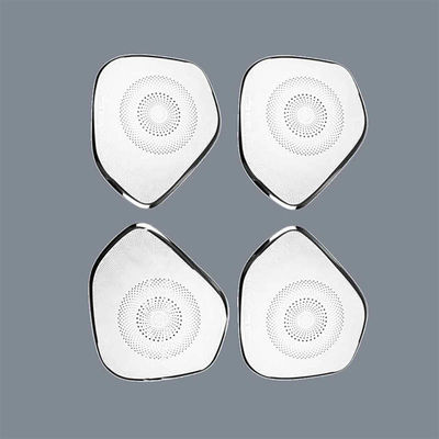 Grillas de altavoces automotrices de acero inoxidable micro perforadas