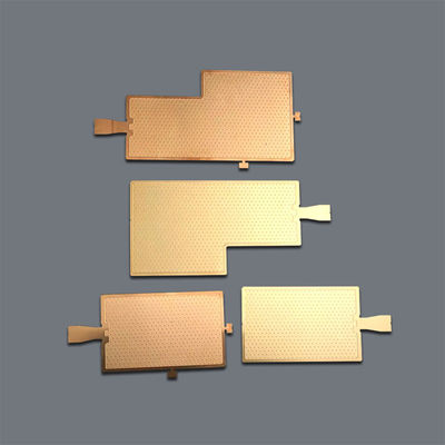 Grabado de precisión en cobre de 0,03 mm a 0,1 mm Cámara de vapor ultrafina para electrónica de consumo